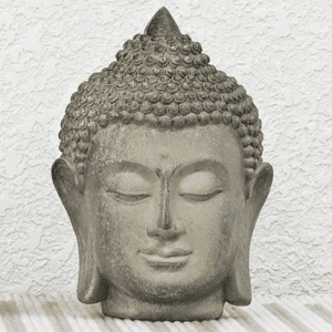 Grande tête de bouddha